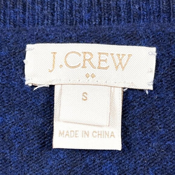 J.Crew Merino Wool With Lace Embellishments Size Small - Picture 3 of 4